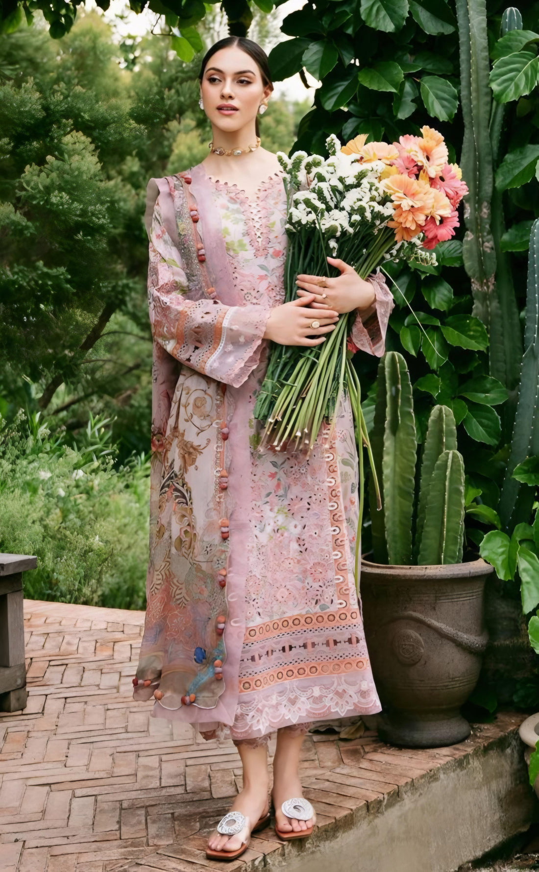 Pastel Garden Lawn Ensemble – Pehnava Stories Edition