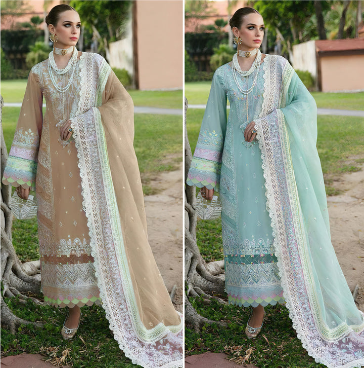 Noor-e-Hina Luxe Formal Set – Pehnava Stories Collection (2 Colors)