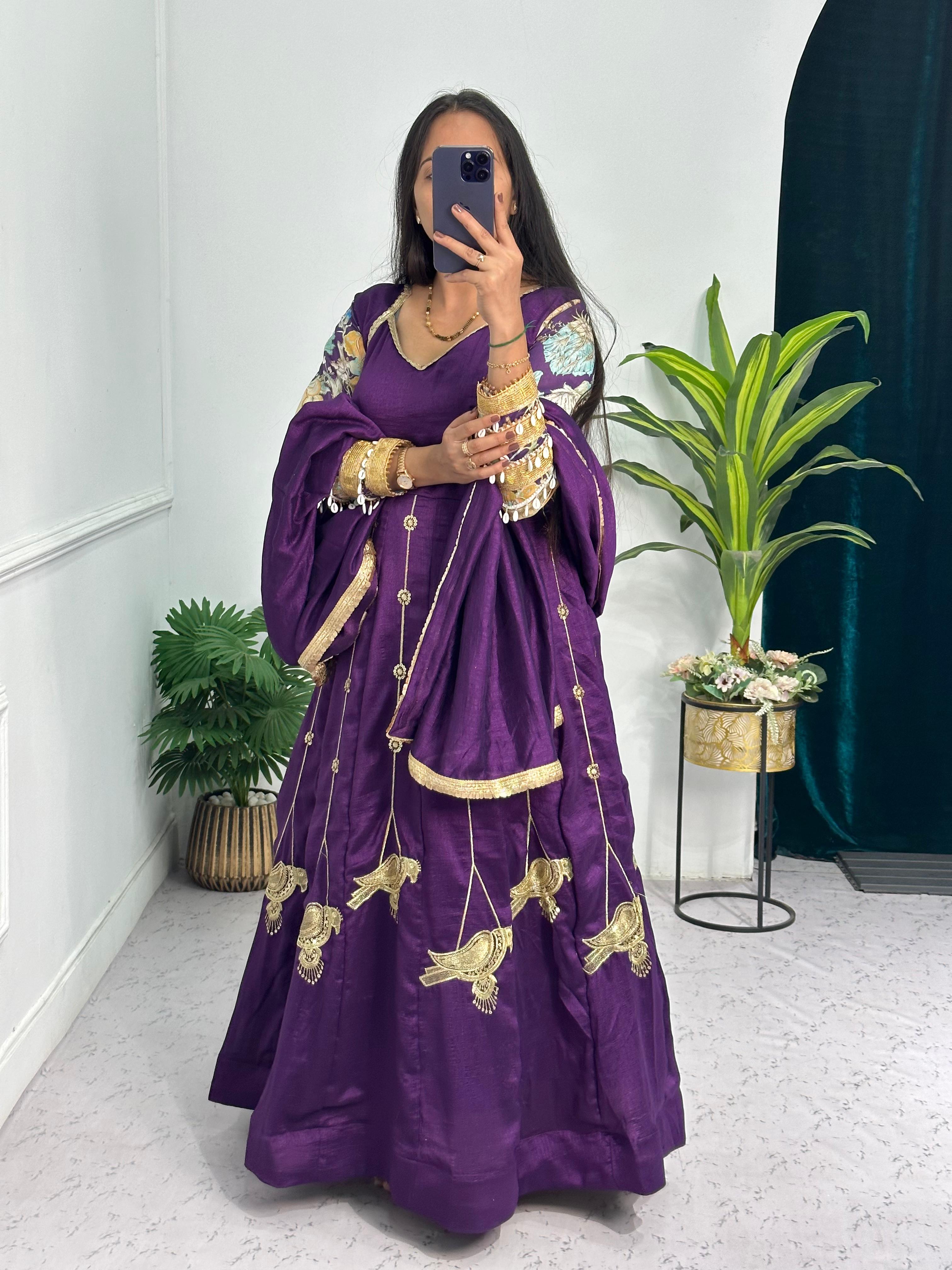 “Zareen Phoolbird Banarasi Lehenga Set”