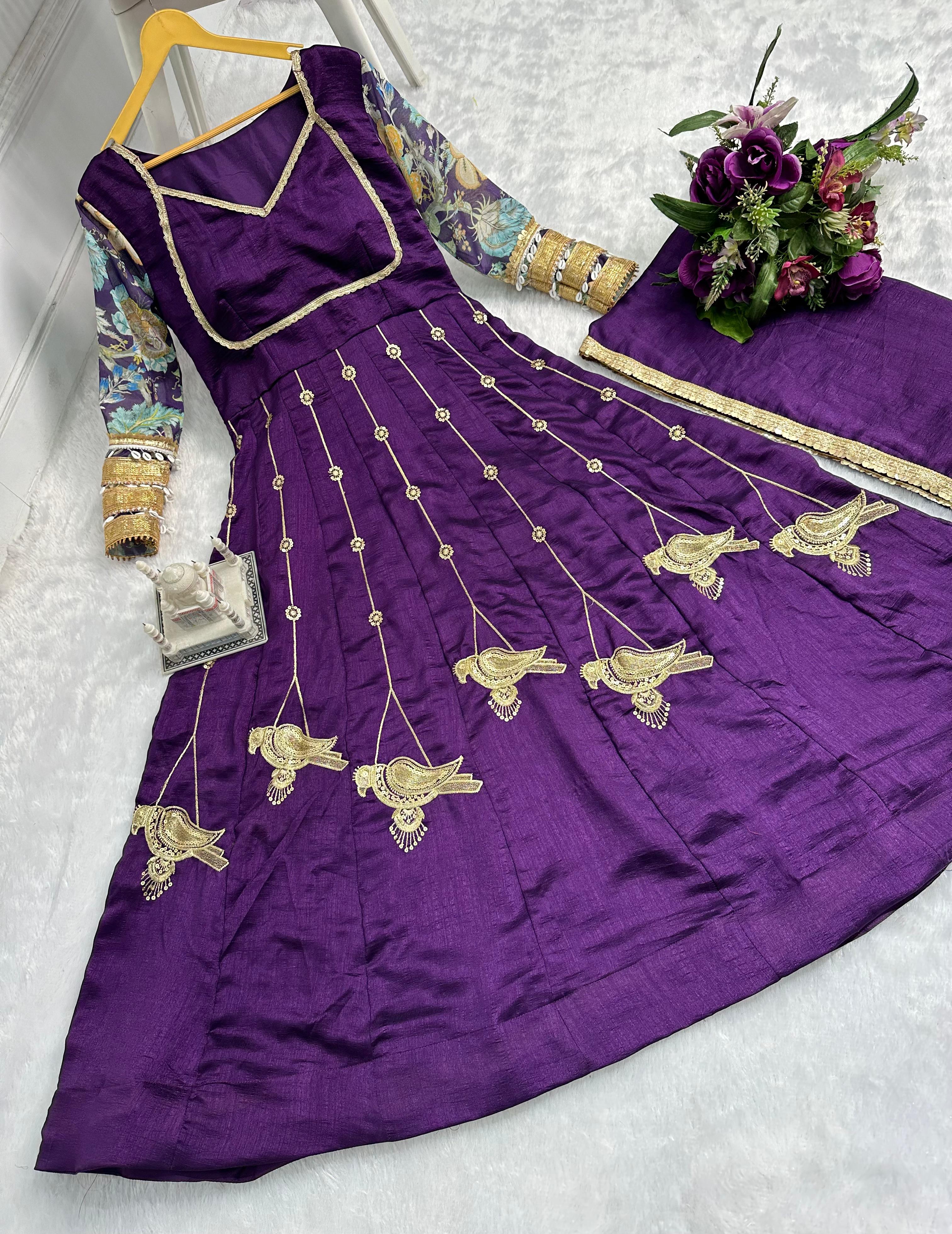 “Zareen Phoolbird Banarasi Lehenga Set”