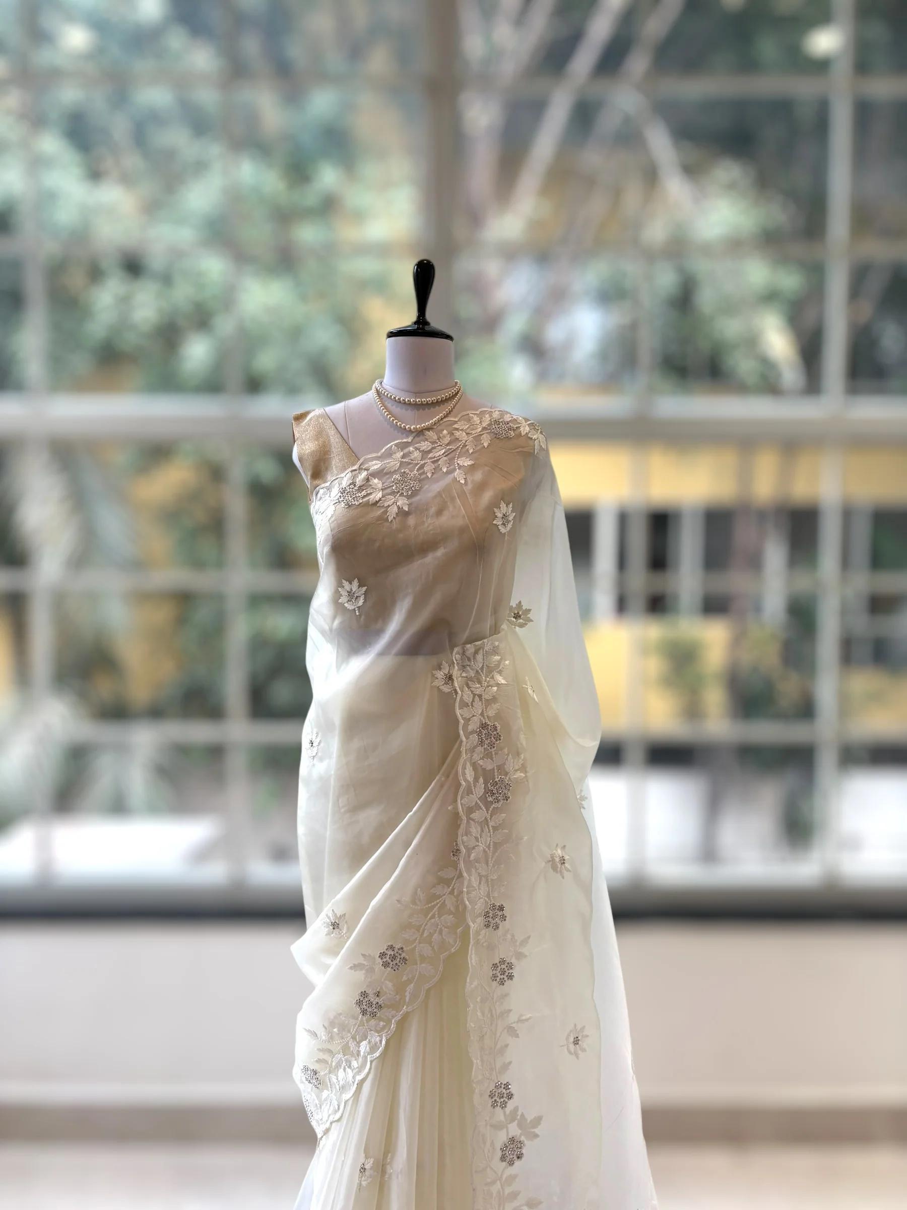 🌸 Royal  Organza Saree 🌸